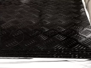 Black Aluminium Checker Plate Strong Decorative Properties