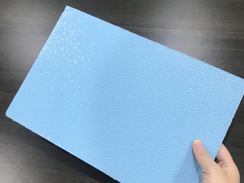 STUCCO White Embossed Aluminum