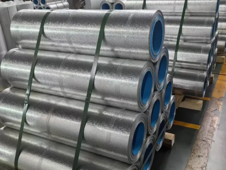 Stucco embossed aluminum Jacketing for HVAC systems