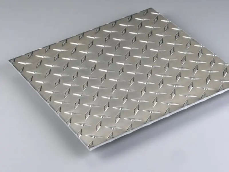 Aluminum diamond tread plate