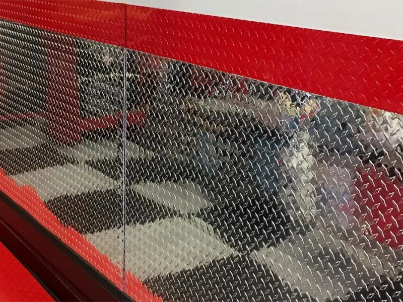 Aluminum tread plate sheets